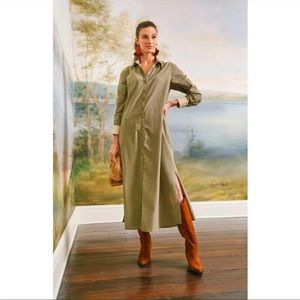 Tuckernuck Olive Long Sleeve Dress